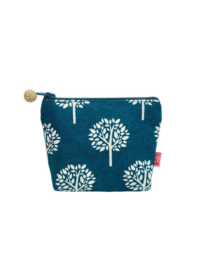 Mini Coin Purse Tree-Teal 1063