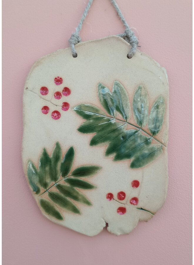 Rowan Plaque - stoneware