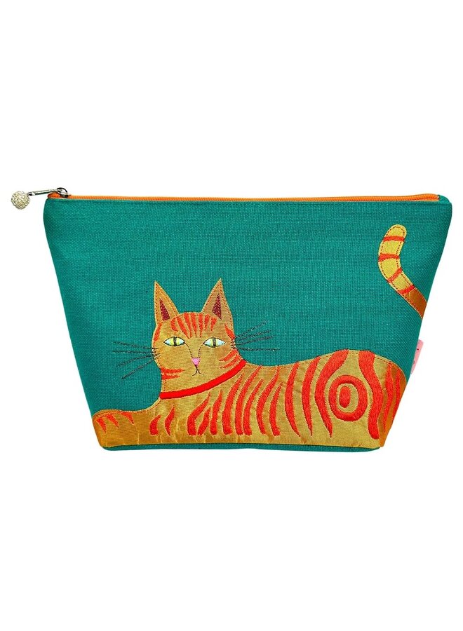 Ginger Cat Large Cosmetic Purse 1082