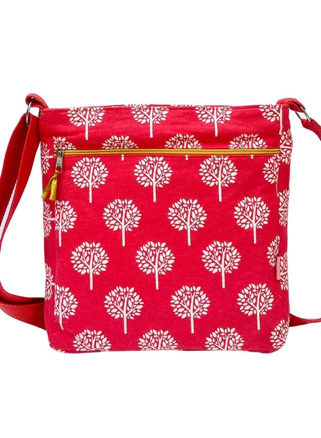 Tree - Coral Large Cross Body Bag 1084