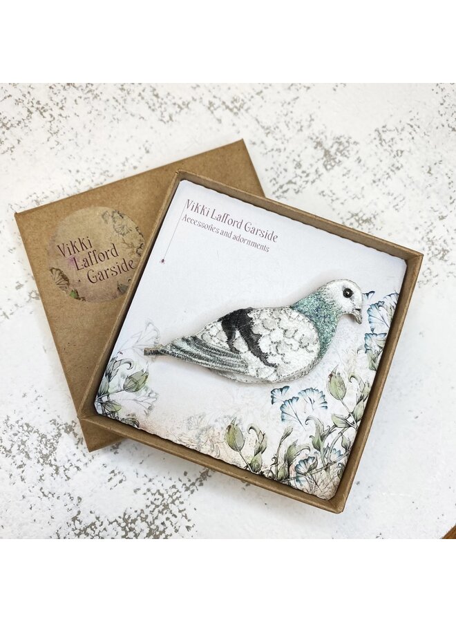 Copy of Thistle embroidered brooch 133