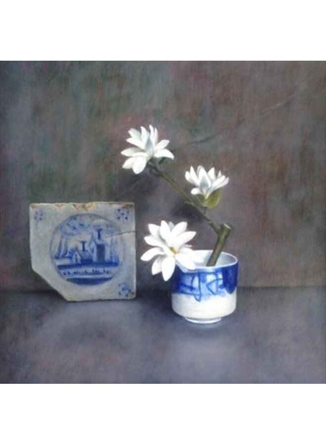 Magnolia - Stellata et carreaux hollandais - Estampe 067