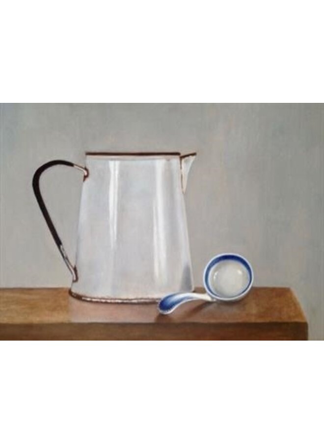 Enamel Jug and China Ladle   - Art Print 062