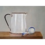 Enamel Jug and China Ladle - Art Print 062