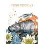 Hippo Birthday Card