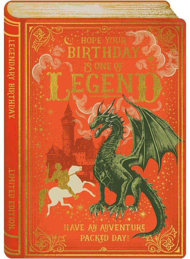 One of Legend Birthday Card
