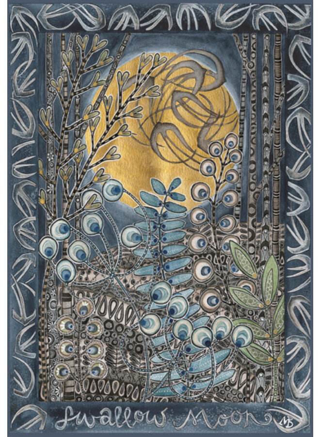 Swallow Moon Art Card 01
