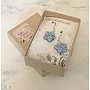 Boucles d'oreilles pendantes Myosotis 42