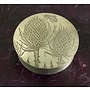 Bee and Teasel Embossed Pewter Lidded Trinket Box 01