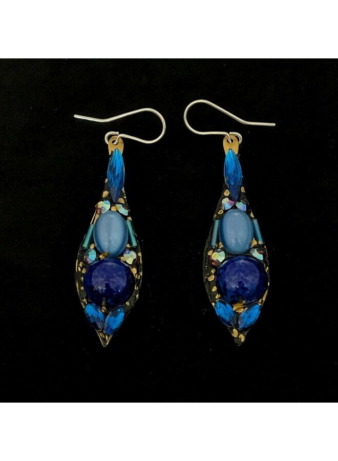 Blues Large Drop Earrings 532