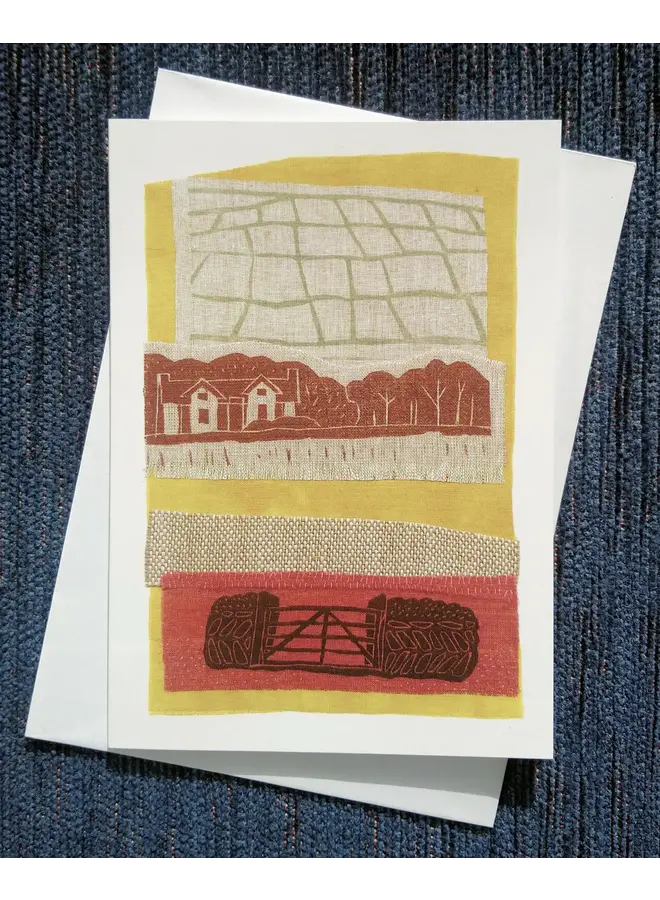 Home Again Collage Card by Gail Kelley 28