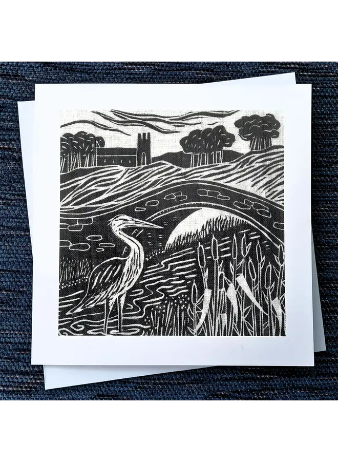 Grey Heron Wildlife  Card by Gail Kelley 20