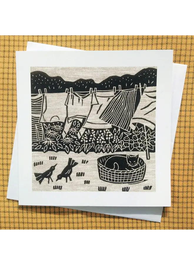 Tarjeta Siesta Cat de Gail Kelley 17