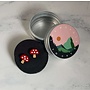 Pendientes de bambú Tiny Stud Toadstool 12