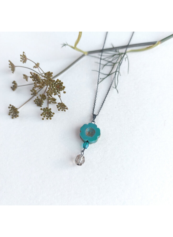 Bohemian turkos hänge 74