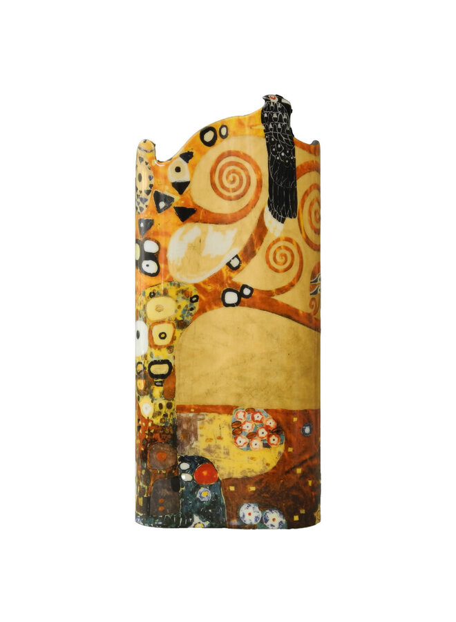 Tree of Life - Gustav Klimt Silhouette Vase