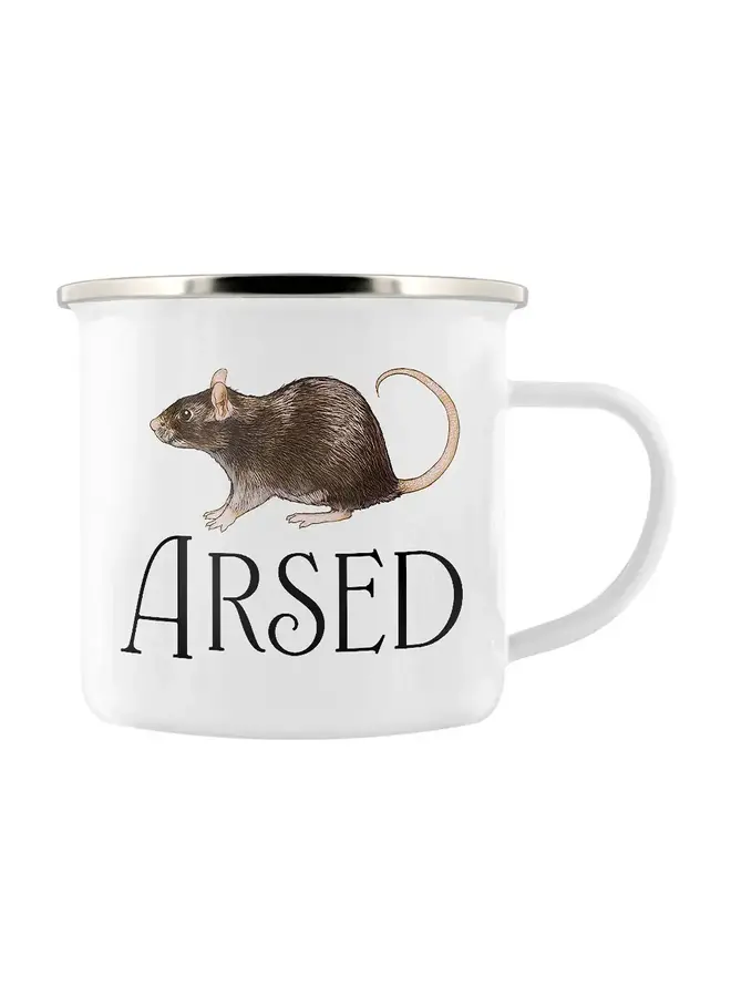 Rat Arsed  Enamel Mug 10