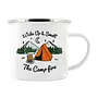 La tasse en émail de feu de camp