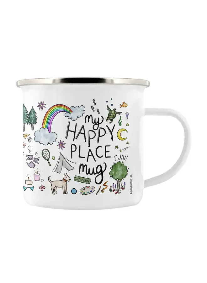 Эмалированная кружка My Happy Place 21