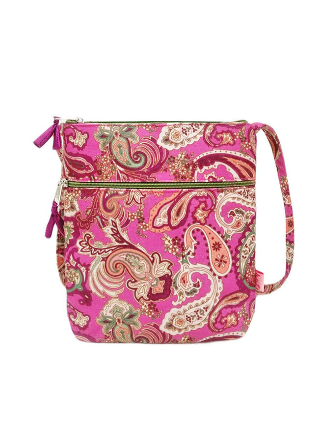 Monedero Cross Bods Rosa Paisley 1092