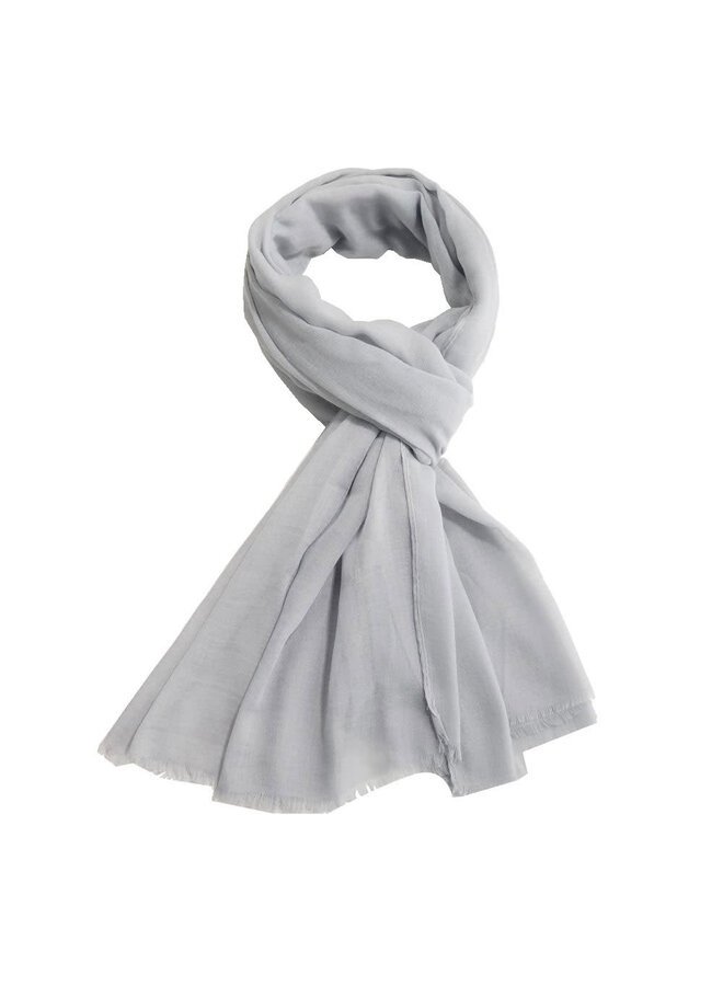 Silver Plain Scarf kort finge 1101