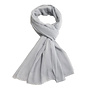 Silver Plain Scarf short finge 1101