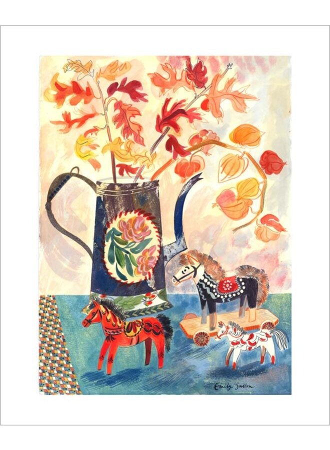 Still Life with Swedish Horses by Emily Sutton