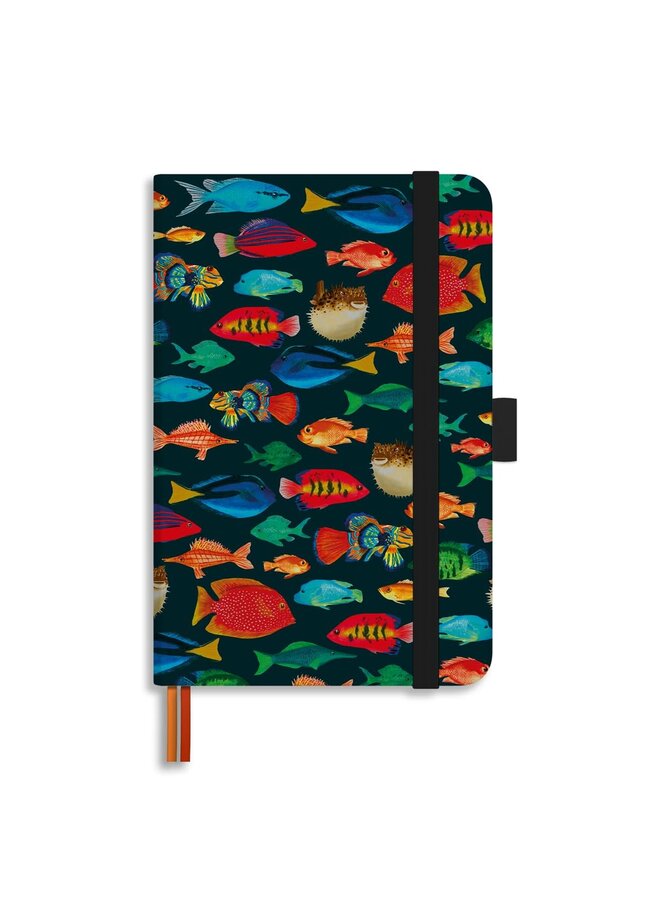 Liniertes A5-Notizbuch mit festem Einband „Unter dem Meer“