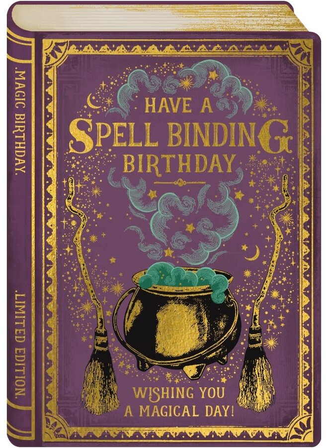 Spell Binding Birthday  Story Book card