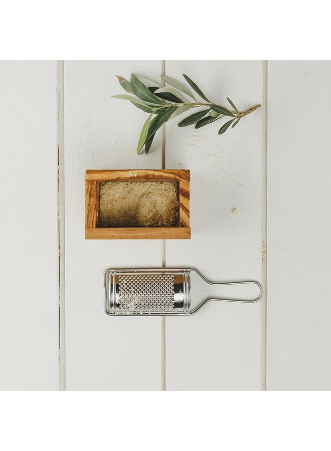 Râpe à fromage en bois d'olivier