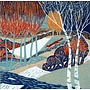 Tarjeta cuadrada Cold Snap de Annie Soudain