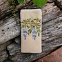 Brillenetui aus Wisteria-Samt mit Stickerei 010
