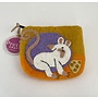 Mouse with Cheese Felt Small Zip Purse 67