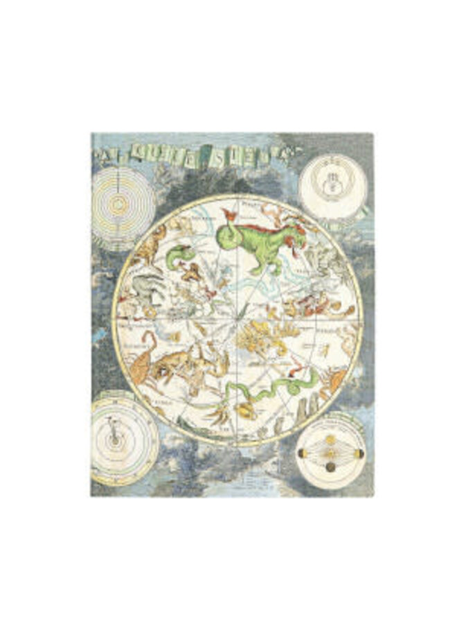 Journal Planisphère Céleste Ultra - Ligné - Couverture souple