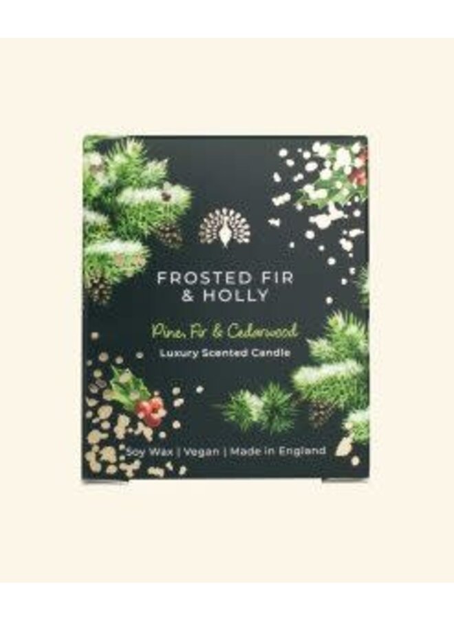 Frosted Fir and Holly Candle