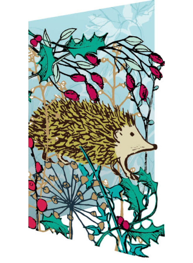Winter's Tale Hedgehog  Laser Cut Card by Britain