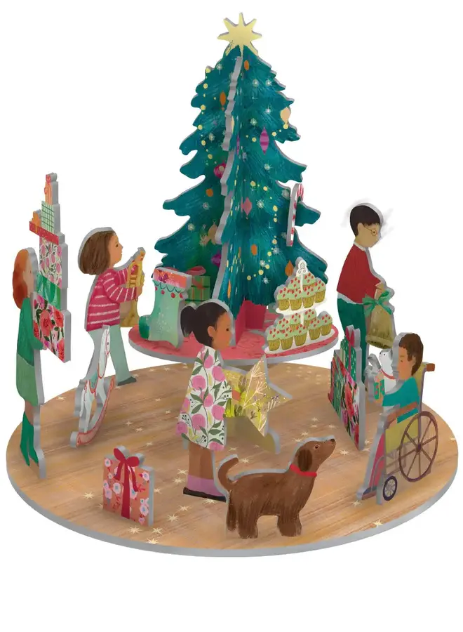 Weihnachtsfeier Festliche Pop- und Slot-Szene von Binney