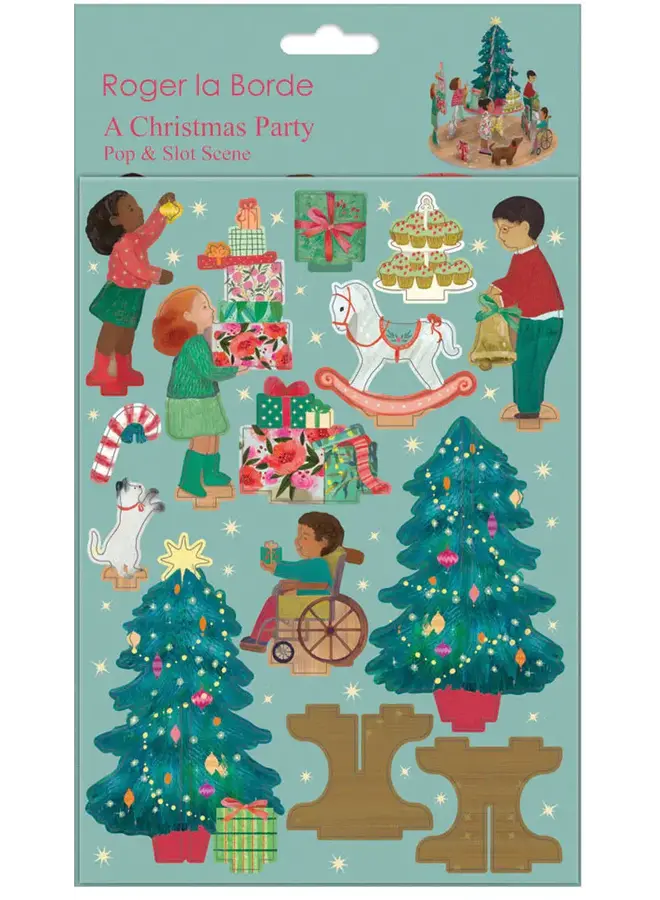 Weihnachtsfeier Festliche Pop- und Slot-Szene von Binney