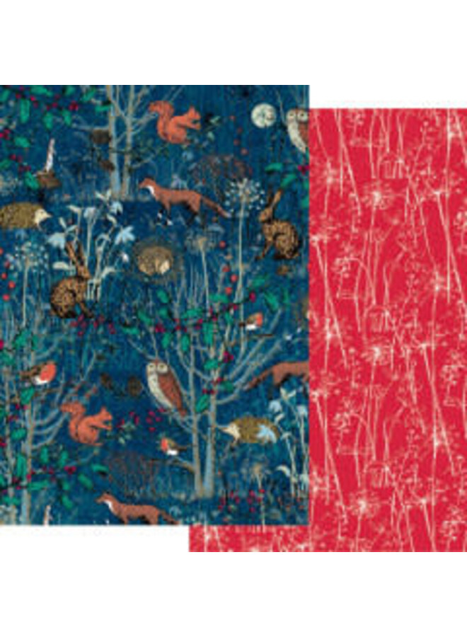 Papel de regalo reversible Winter's Tale