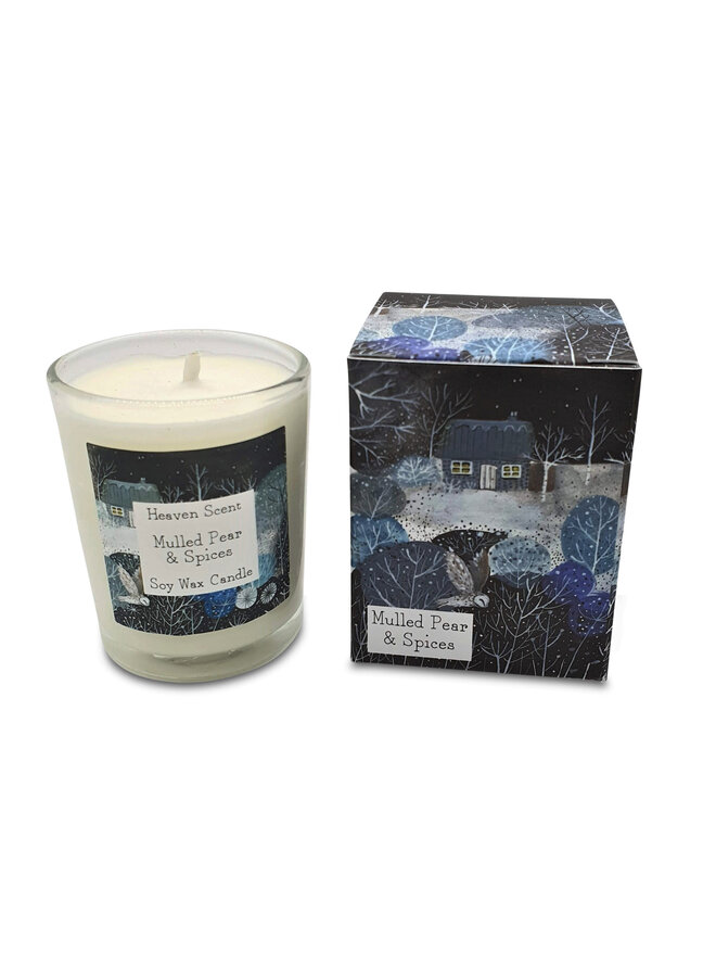 Mulled Pear and Spices Scented Votive Candle