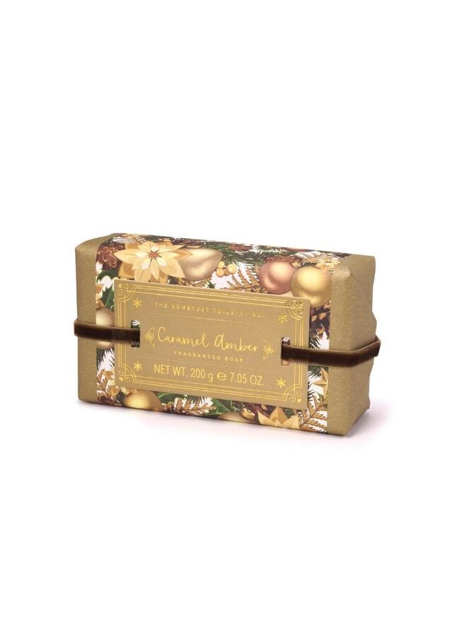 Caramel Amber  Festive Soap Bar