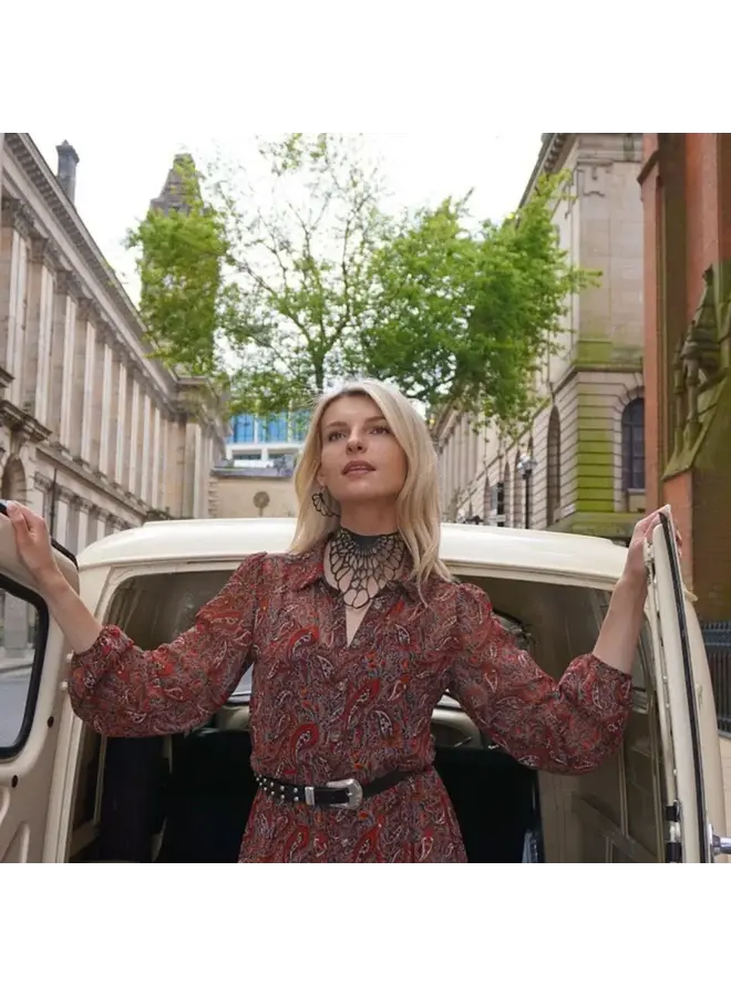 Collier/ras-du-cou en caoutchouc recyclé Queen Mab118