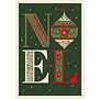 Tarjeta navideña Noel Bauble Greensleeves