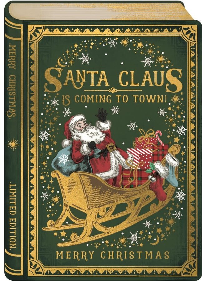 Storybook Santa Claus Chrismas Card
