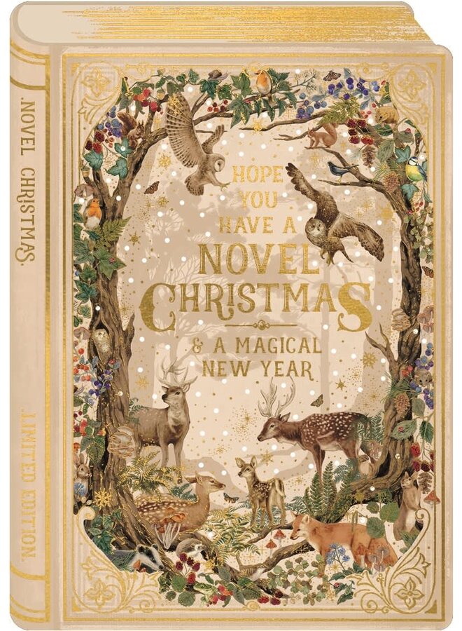 Storybook Have a Novel Chrismas Card