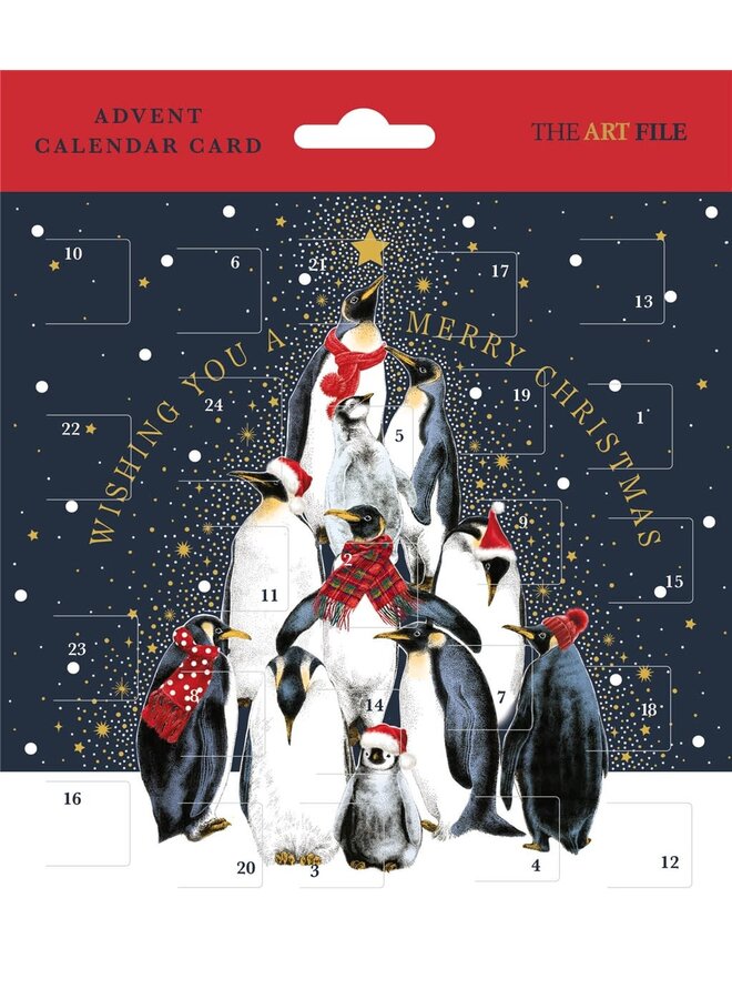 Penguins Advent Card