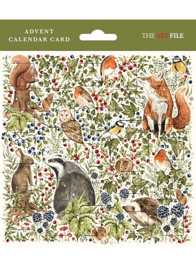 Countryside Xmas Advent Card