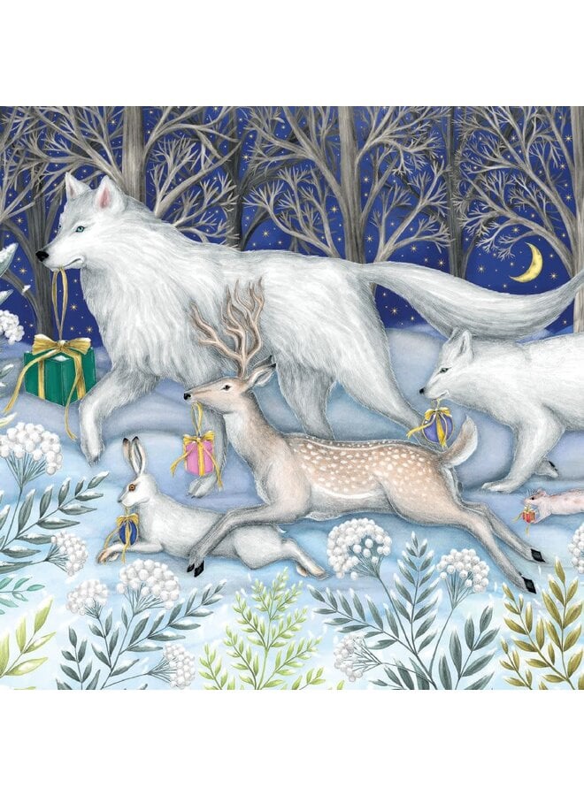 Dashing Through the Snow Catherine Rowe 5 Weihnachtskarten-Paket