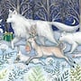 Rusa genom snön Catherine Rowe 5 julkortspaket