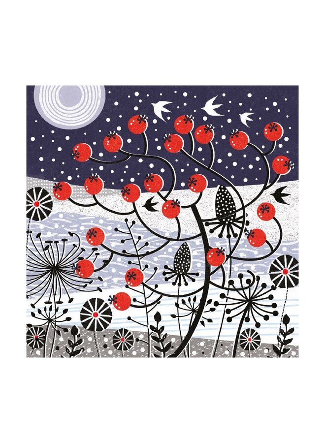 Paquete de 8 tarjetas navideñas Frosty Morning de Hi Parry